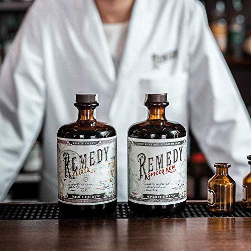 Remedy Spiced Rum 0,7 Liter & Remedy Elixir Likör auf Rumbasis 0,05 Liter – Bild 5