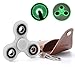 Tri Fidget Hand Spinner Toy ULG Fluorescent Premium Hybrid Ceramic Bearing Desk Focus Finger Gyro Toys with Leather Bag for Adult Children