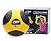 DYNAPRO Medicine Ball | Exercise Ball, Durable Rubber, Consistent Weight Distribution, Comfort Textured Grip for Strength Training (Yellow- 4LB)