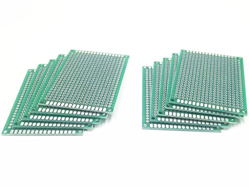Dual Side Solderable Prototype Universal PCB Circuit Board (5cm x 7cm)