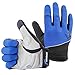 Zookki Work Gloves,Full finger-Blue,M(6.7inches-7.9inches)
