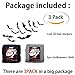 CMD 2PCS Scary Halloween Decor Creepy Cloth Decorations (Black&Grey, 78