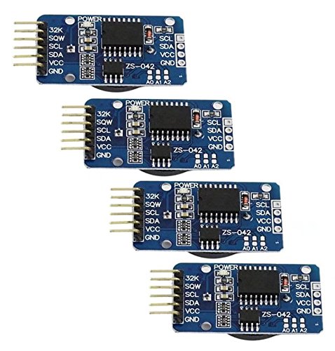 Paddsun 4 Pack IIC Precision Real Time Clock Memory Module For Arduino DS3231 AT24C32 - Thumbnail 4