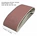 Zivisk 3 Inch X 18 Inch Sanding Belts, 60/80/100/120/240 Grits, Belt Sander Tool for Woodworking, Metal Polishing, Aluminum Oxide Sanding Belts (5 Pack)