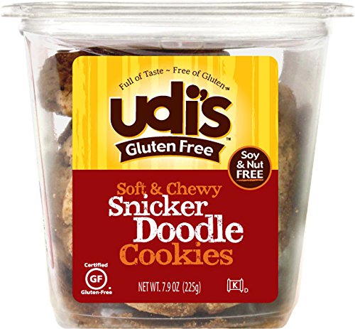 Udi's Gluten Free Snickerdoodle Cookies, 8 Oz [2 Pack]