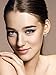 Sumind 2 Pairs Ear Jacket Crystal Ear Cuffs Leaf Feather Earrings Stud Earring, Silver and Rose Gold