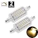Familite 5W R7S Dimmable, Pack of 2, J78 LED Bulb 110V 78mm Warm White 50-75W Halogen Bulb Double Ended J Type Replacement