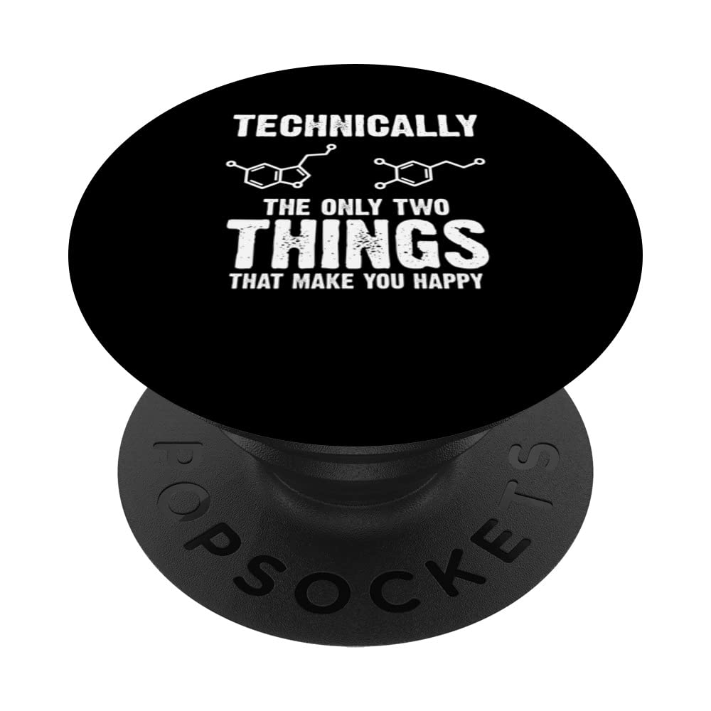 Psychology Serotonin Dopamine Chemical Formula Psychologist PopSockets Swappable PopGrip