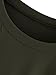Romwe Women's Loose Ruffle Hem Short Sleeve High Low Peplum Blouse Top Army Green XXL