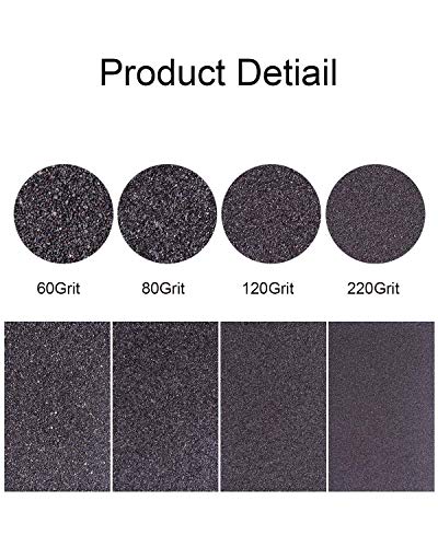 S SATC Sanding Sponge 4 x 2.8 x 1 Inch Sandpaper Block 4 PCS Sanding Blocks 60/80/120/220 Grit Sandpaper Block Wet Sanding Sponge Sand Sponge - Thumbnail 2