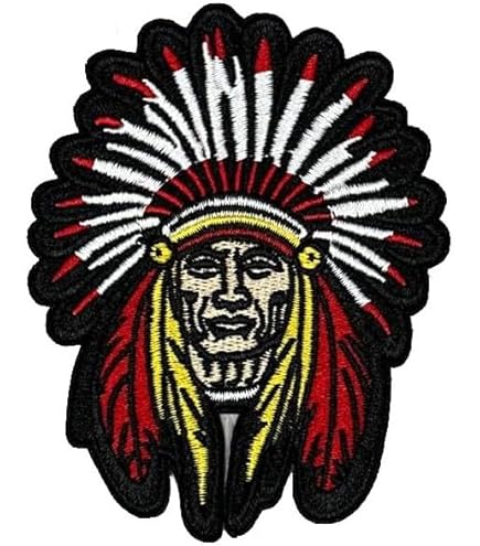 Amazon.com: Indian Motorcycle Logo Patch, Red, Iron On Patch