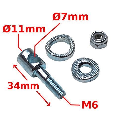 cyclingcolors BIKE CANTILEVER BRAKE BLOCK SHOES SCREW CALIPER U BOLT HOLDER BRACKET PAD V MTB VINTAGE CYCLE FIXIE SINGLESPEED 6MM