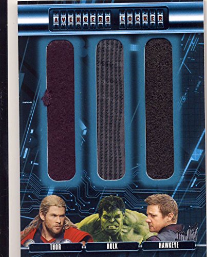 2015 Upper Deck UD Age of Ultron Trading Cards Avengers Locker Wardrobe/Costume Card AL3-THH Thor Hulk Hawkeye