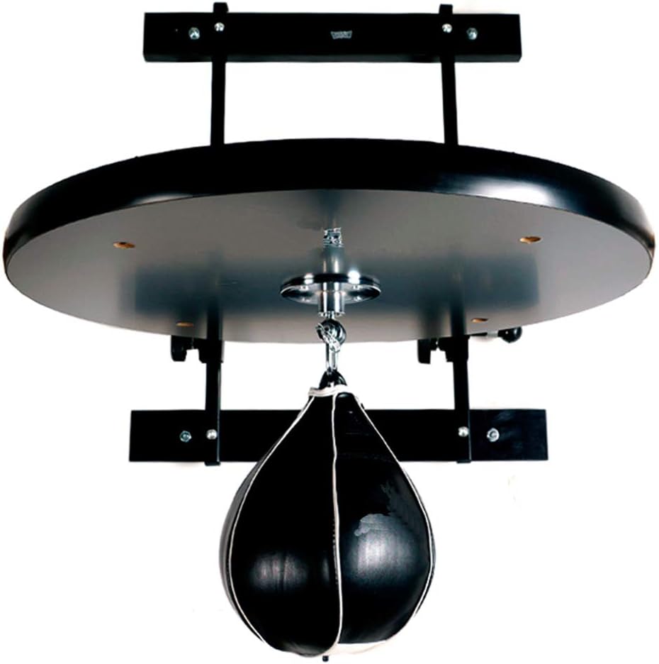 ZOMINMMB Boxing Speed Ball Heavy Platform MMA Leather Punching Bag Stand Workout Training Heavy Duty Adjustable Speed Bag Platform Kit + Speed Ball