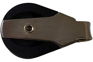 MarineNow 30 mm Marine 316 SS Block Rope Pulley Nylon Sheave Sailing Boat w Ball Bearings