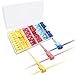 120 PCS T-Tap Wire Electrical Splice Connectors, SIM&NAT Nylon Fully Insulated Male Spade Quick Disconnects Assortment