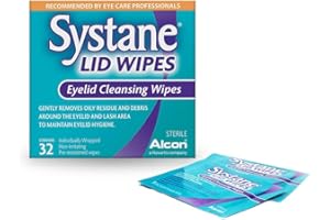 Systane Lid Wipes, Eyelid Cleansing Wipes and Makeup Remover for Eye Hygiene, Sterile Eye Cleaning Wipes, Makeup Wipes to Cle