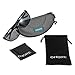 OMore Polarized Sports Sunglasses, Solar Shield Wayfarer Goggles, UV400 Protection with TR90 Frame