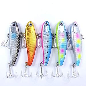 Momolures – Vibrations 60s 12 G Leurres De Pêche Pour Bar, Abass, Saumon, Maquereau.
