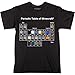 Minecraft Periodic Table Youth T-Shirt X-Small Black
