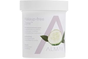 Almay Oil Free Gentle Eye Makeup Remover Pads , Oil Free Micellar, Hypoallergenic, Cruelty Free, Fragrance Free, Ophthalmologist Tested, 80 Pads ( Packaging May Vary )