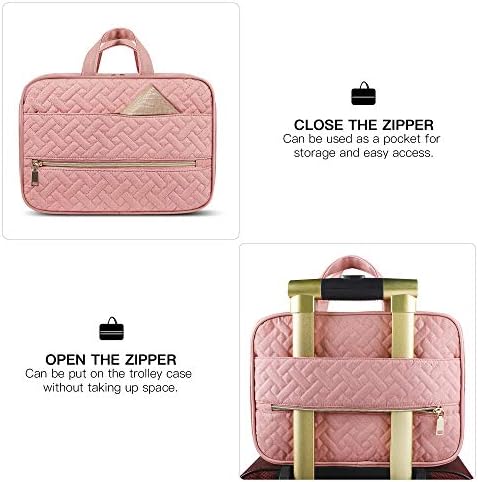 Travel Toiletry Bag for Women, Water-resistant Hanging Makeup Bag, Large Capacity Travel Cosmetic Bag Organizer for Accessories, Full Sized Container, Toiletries 5 Travel Toiletry Bag for Women, Water-resistant Hanging Makeup Bag, Large Capacity Travel Cosmetic Bag Organizer for Accessories, Full Sized Container, Toiletries