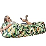 WEKAPO Inflatable Lounger Air Sofa Chair–Camping