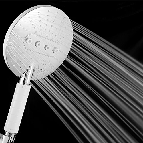 From USA ★ LORDEAR Vintage Unique Handicap Hand Held Rain Shower Head with Handheld Polished