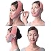 Anti Wrinkle Face Slimming Cheek Mask V Line Facial Mask Lift Up Strap Chin Face Line Belt Strap Band (Orange)