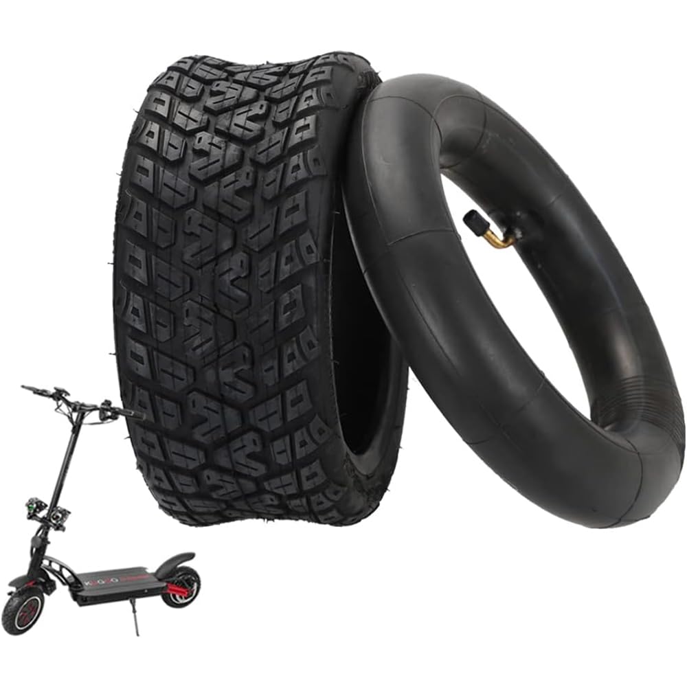 VOLOHAS 85/65-6.5 Inner- Outer Tyres Wider Thicker Electric Scooter Replacement Wheels for Kugoo G-Booster/G-Max/G2 Pro Electric Scooter Tyres for Ninebot Mini PRO (1 Curved Inner Tube + Outer Tube)