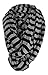 Wearable Infinity Nursing Cover for Breast-Feeding Moms by Tykes & Tails - Black & Gray Stripe Pattern. Multi-Use as Scarf, Burp Cloth, Changing Pad, or Blanket