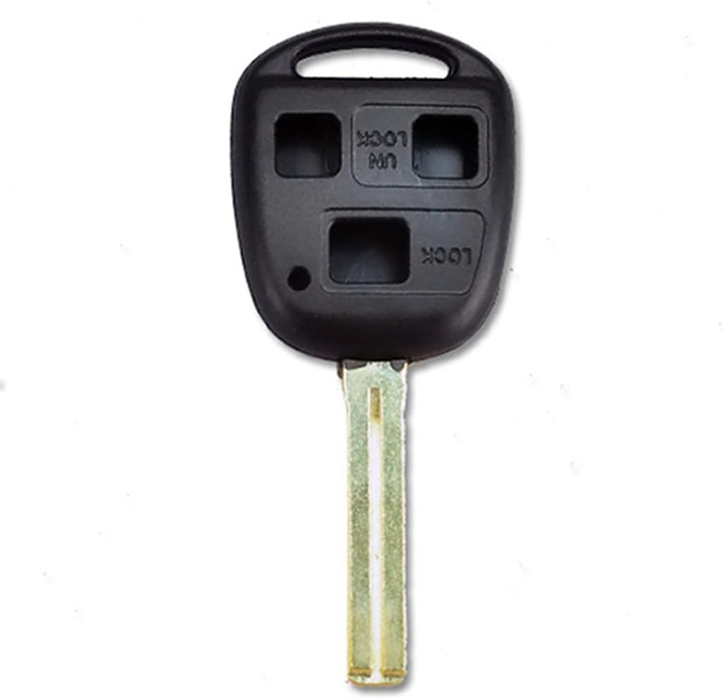 (40mm short Blade) new Uncut Remote Key Case Shell For LEXUS IS200 GS300 LS400 RX300 3 BUTTON KEY SHELL REMOTE No Chips Inside
