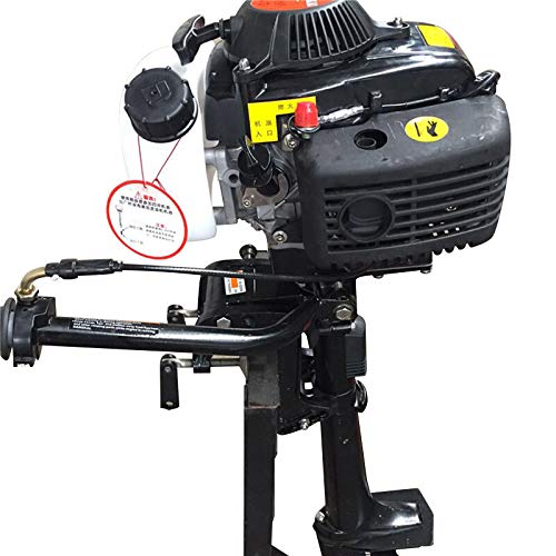 image for HYYKJ-US HYYKJ Outboard Motor Boat Engine, 3.5/3.6/4/6/6.5/7 HP 2/4 St