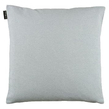 Linum Kissenhülle PEPPER C07 graublau 40cm x 40cm uni 100% Baumwolle mit Reißverschluss