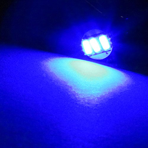 image for cciyu 20 Pack Blue T5 3-3014 SMD Wedge LED Light Bulbs 74 17 18 37 70 
