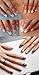 TAKIYA Lady French Nails Half Tips 500pcs Natural Acrylic Flake Nails Half Cover Artificial False Nails & Box (Natural)