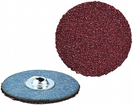 2" Coated Quick Change Disc, TS/TSM Turn-On/Off Type 2, 180, Fine, Aluminum Oxide, 100 PK