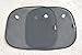 Car Sun Shade by NimNik Baby, 2-Pack, Black