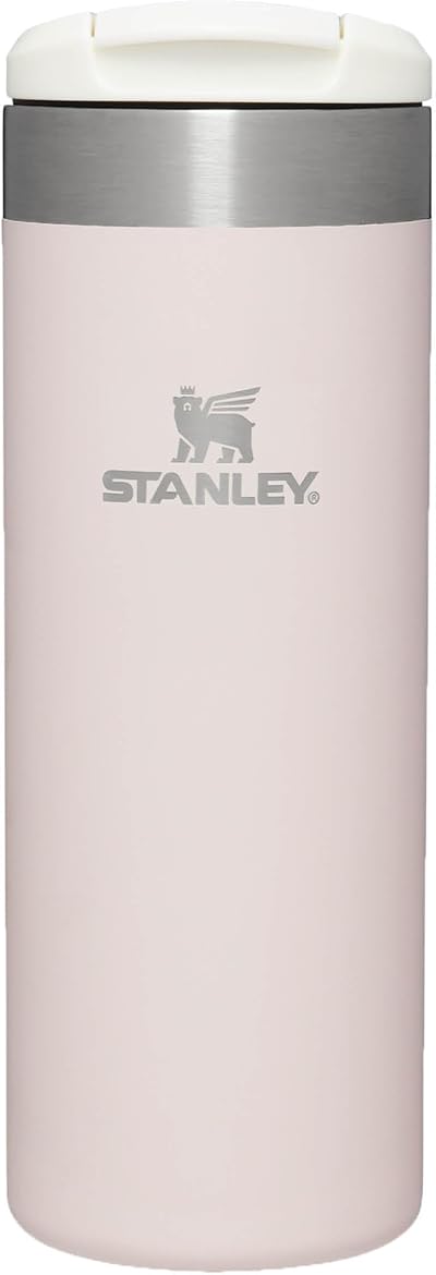 Stanley Aerolight Transit Travel Mug 0.47L Rose Quartz Leakproof Dishwasher Safe