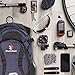 ROCKRAIN WindSeeker Insulation Hydration Cycling Backpack Pack with 2.5L BPA Free Leak Proof Water Bladder, Sufficient Storage Space for Outdoor Gear, for Cycling (Navy Blue)