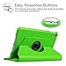 Fintie iPad mini 4 Case - 360 Degree Rotating Stand Smart Protective Case Cover Auto Sleep / Wake Feature for Apple iPad mini 4 (2015 Release), Green