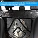 URPOWER 100% Waterproof Dog Car Seat Covers Car Cover for Dogs Pet Seat Cover with Side Flaps Hammock Convertible Scratch Proof Nonslip Washable Padded Dog Seat Cover for Cars Trucks and SUVs