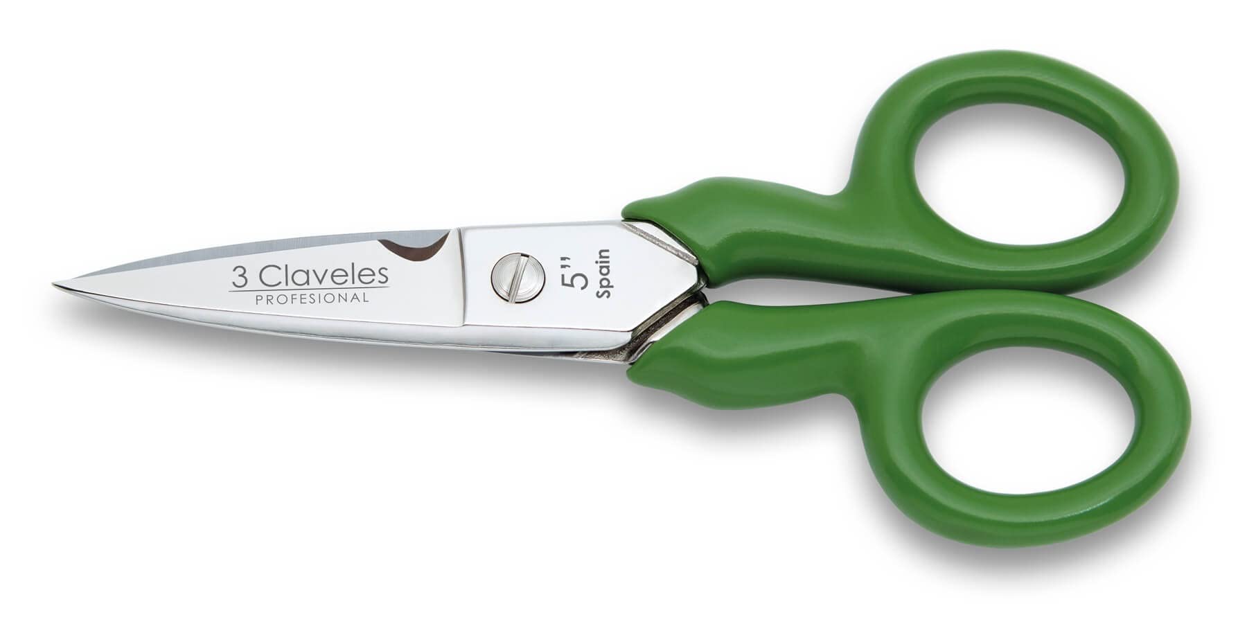 3 Claveles 1964H2 5" Plastic Handle Electrician's Scissors