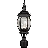Livex Lighting 7522-14 Outdoor Post Top Lantern, Black Lighting, 18.5
