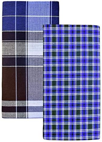 Cotton Lungis for Men||Assorted Colours Or Checks