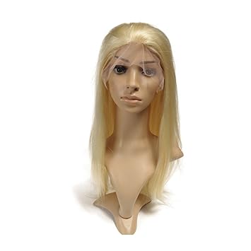 Vkhair 16inch Brazilian Hair 8a Glueless Full Lace Wig Platinum