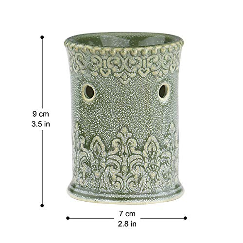 STAR MOON Plug in Warmers for Wax Melt, Pluggable Home Fragrance Diffuser, Bas-Relief Craft, No Flame, with One More Bulb, Roman Relief
