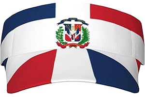 RERVHEI National Flags Adjustable Visor Hat Sun Cap for Women Men Teens for Sport Beach Tennis Golf Running Hiking