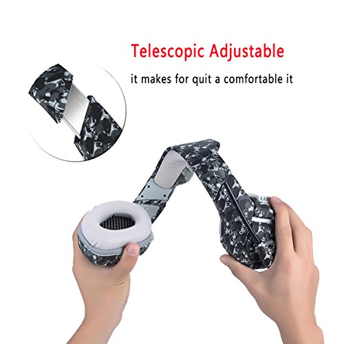 PS4-Gaming-Headset-with-Mic-for-PC-Mac-Laptop-New-Xbox-one-Nintendo-DS-PSP-Surround-Stereo-Sound-Noise-Reduction-One-Key-Mute-Gaming-Volume-Control-Omnidirectional-Microphone-Gamer-Camouflage