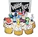Movie Figure Set Cake Toppers/Cupcake Party Favor Decorations Large Set of 12 with the 5 Emotions, Bing Bong, Rainbow Unicorn, 2 Vehicles and Special Collectible Figure